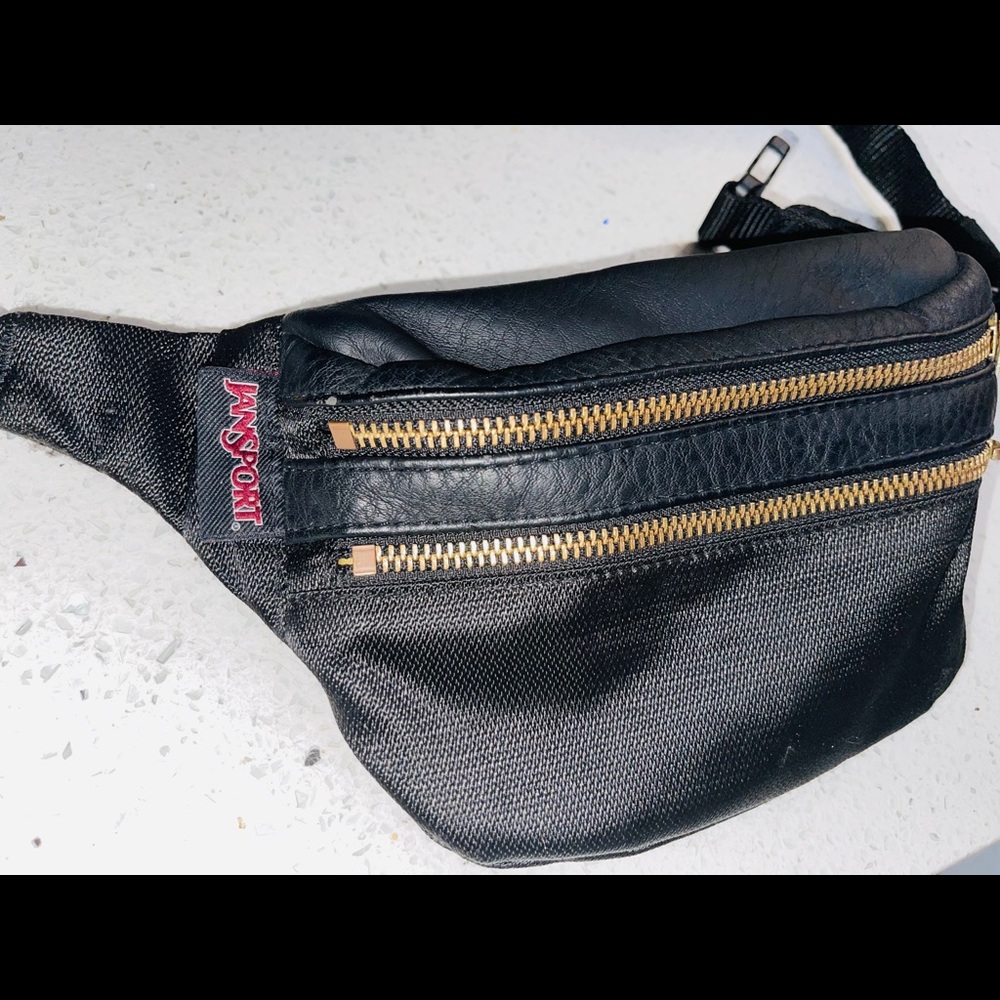 Adidas Black and Gold Fanny Pack